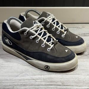 Vintage Airwalk Men's Ront Chunky Puffy Tongue Skate Sneaker Sz 8 Grey Blue